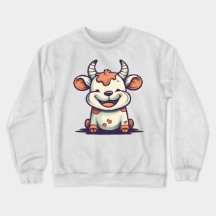 Funny cow Crewneck Sweatshirt